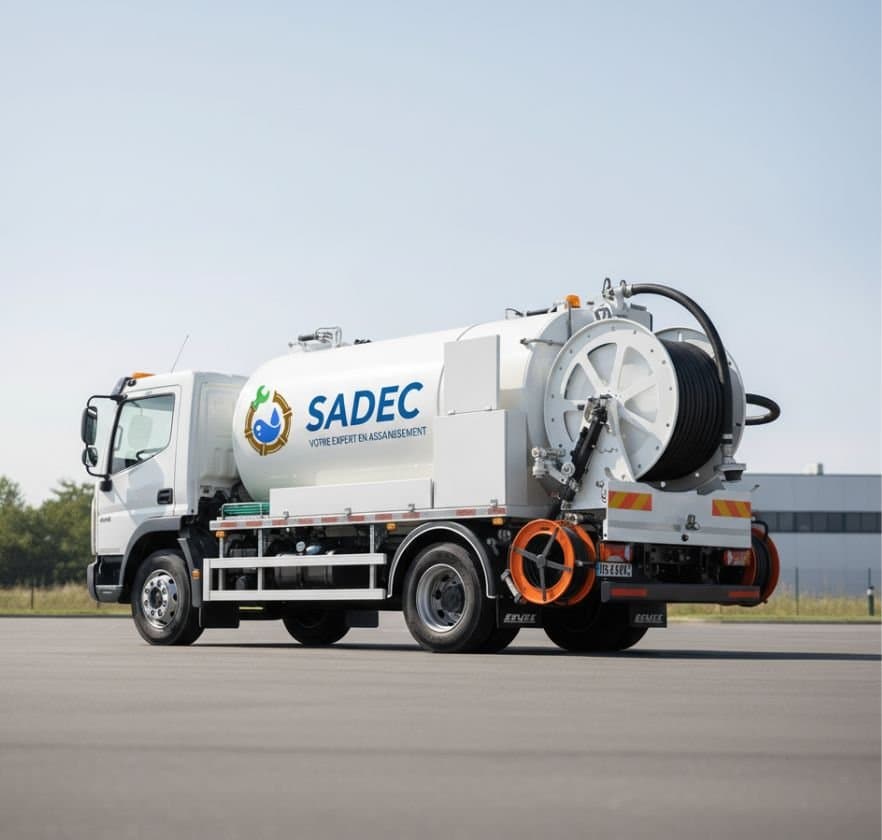 Camion hydrocureur SADEC — votre expert en assainissement